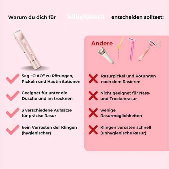 2 in 1 Dual Head Shaver Women