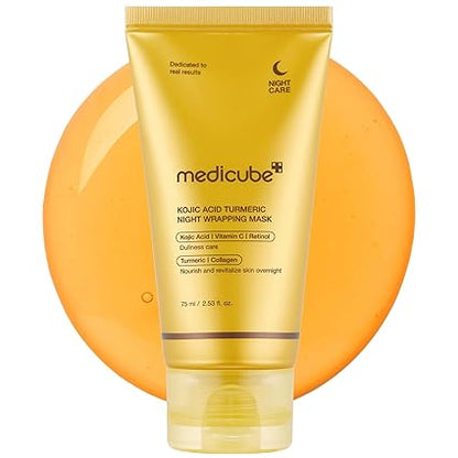 Medicube Kojic Acid Turmeric Overnight Wrapping Peel Off Mask