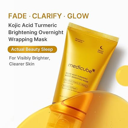 Medicube Kojic Acid Turmeric Overnight Wrapping Peel Off Mask