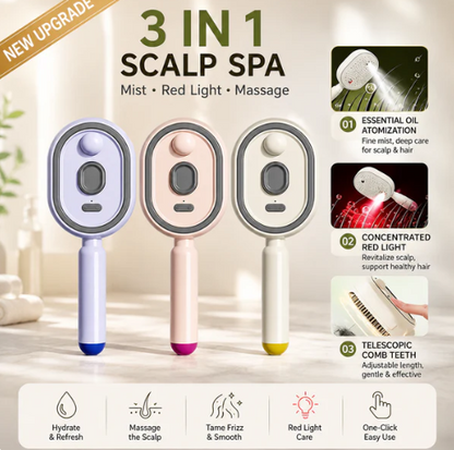 Electric Spray Retractable Air Cushion Comb