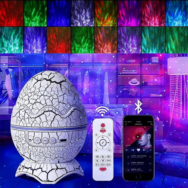 Dinosaur Egg Projector – Night Light for Kids Room