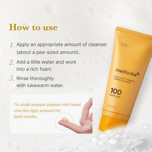 Medicube - Kojic Acid Turmeric Toning Cleanser (Original)